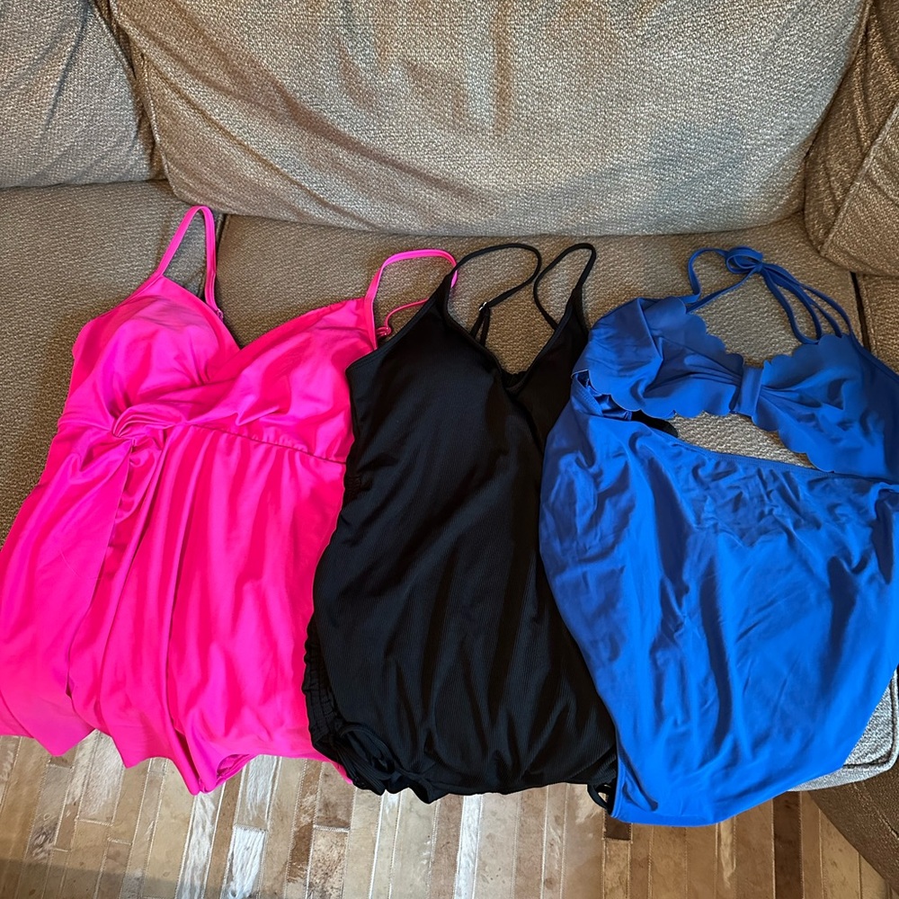 Maternity Swim Bundle - Pink, Black, Blue